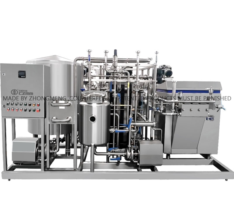 Fermented milk pasteurizer (4 sections)